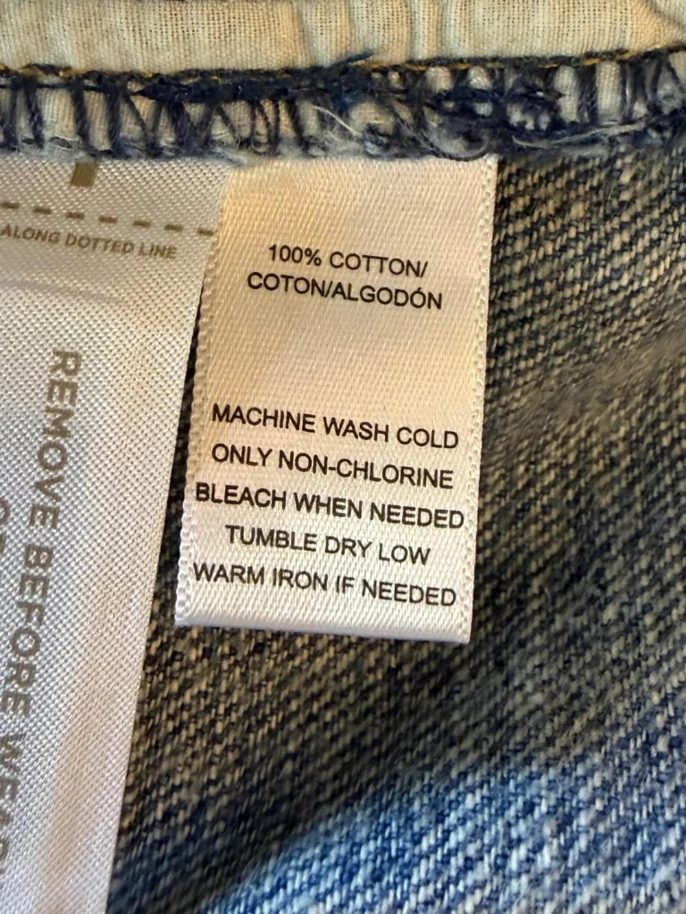 LOFT Distressed Denim Jean Shorts, color Blue size 26/2 (NWT) - Picture 9 of 10